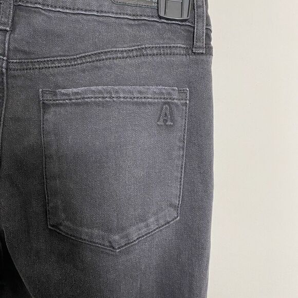ARTICLES of SOCIETY Womens Black Denim Skinny Jeans EUC Distressed Stretch Sz 26 - Picture 5 of 5
